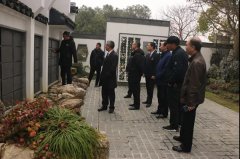 张家口市民政局向导一行认真考察jdb电子集团