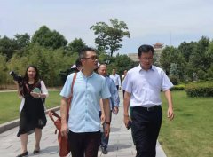 浦东水务和长桥山庄向导考察福寿园和jdb电子集团